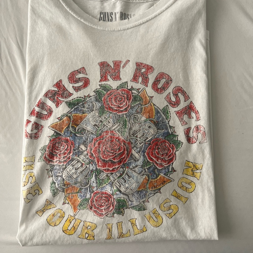 Oversized Band tee- Guns and Roses